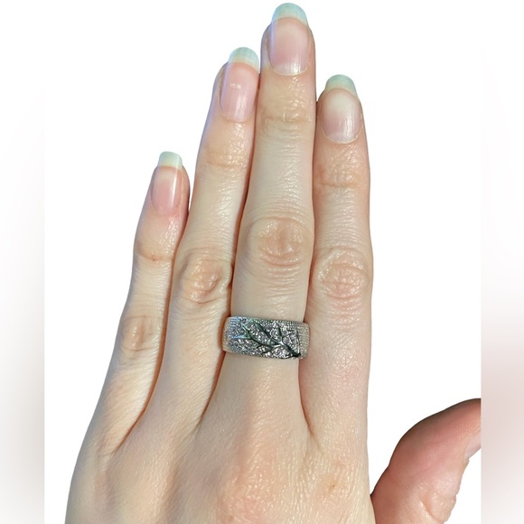 Purple & Black Tree Branch Ring - Picture 2 of 2